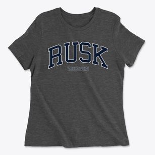 Rusk Wisconsin Traditional Women's Cotton T-Shirt