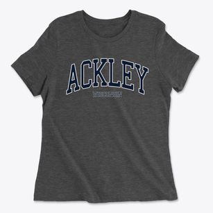 Ackley Wisconsin Traditional Women's Cotton T-Shirt