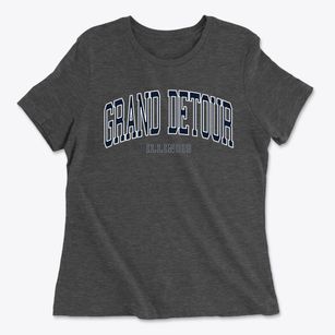 Grand Detour Illinois Traditional Women's Cotton T-Shirt