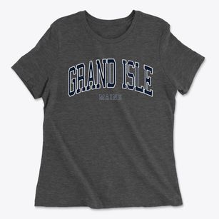 Grand Isle Maine Traditional Women's Cotton T-Shirt