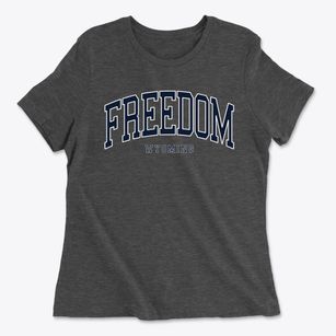 Freedom Wyoming Traditional Women's Cotton T-Shirt