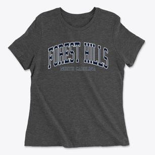 Forest Hills North Carolina Traditional Women's Cotton T-Shirt