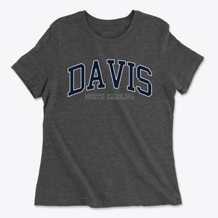Davis North Carolina Traditional Women's Cotton T-Shirt