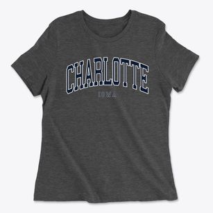 Charlotte Iowa Traditional Women's Cotton T-Shirt