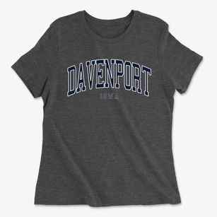 Davenport Iowa Traditional Women's Cotton T-Shirt