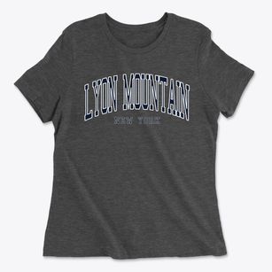 Lyon Mountain New York Traditional Women's Cotton T-Shirt
