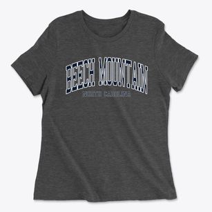 Beech Mountain North Carolina Traditional Women's Cotton T-Shirt