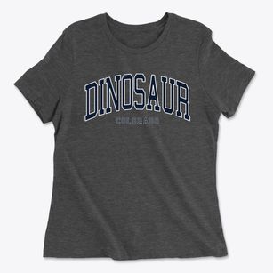Dinosaur Colorado Traditional Women's Cotton T-Shirt