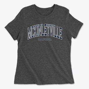 Mckinleyville California Traditional Women's Cotton T-Shirt