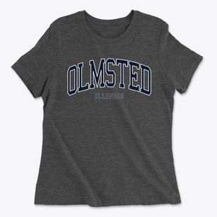 Olmsted Illinois Traditional Women's Cotton T-Shirt