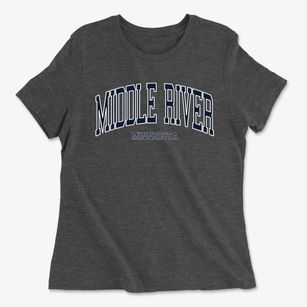 Middle River Minnesota Traditional Women's Cotton T-Shirt