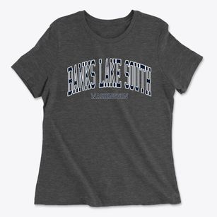 Banks Lake South Washington Traditional Women's Cotton T-Shirt