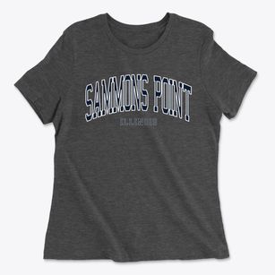 Sammons Point Illinois Traditional Women's Cotton T-Shirt