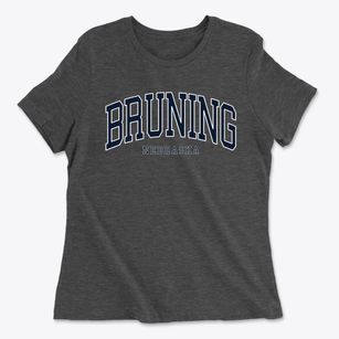 Bruning Nebraska Traditional Women's Cotton T-Shirt