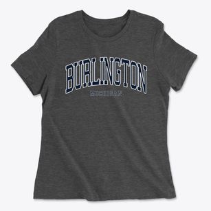 Burlington Michigan Traditional Women's Cotton T-Shirt