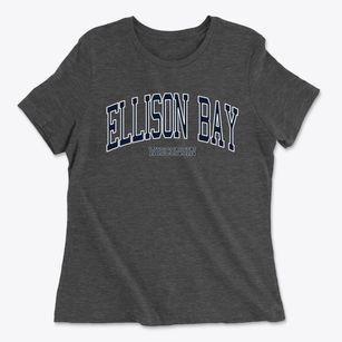 Ellison Bay Wisconsin Traditional Women's Cotton T-Shirt