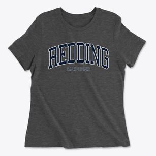 Redding California Traditional Women's Cotton T-Shirt