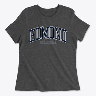 Edmond Oklahoma Traditional Women's Cotton T-Shirt