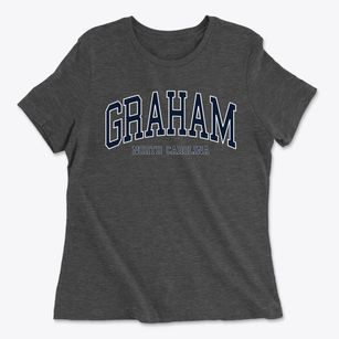 Graham North Carolina Traditional Women's Cotton T-Shirt