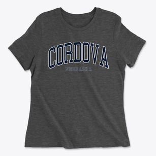 Cordova Nebraska Traditional Women's Cotton T-Shirt
