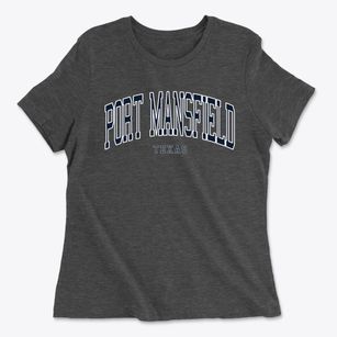 Port Mansfield Texas Traditional Women's Cotton T-Shirt