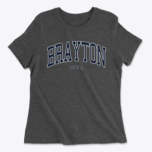 Brayton Iowa Traditional Women's Cotton T-Shirt