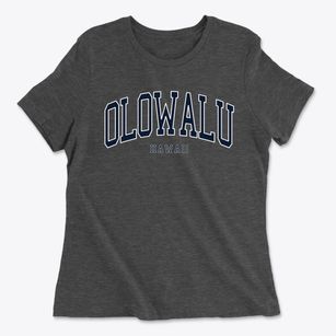 Olowalu Hawaii Traditional Women's Cotton T-Shirt