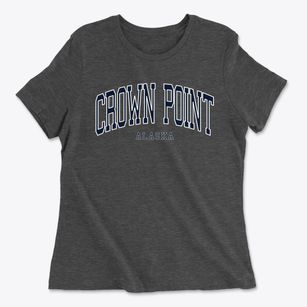 Crown Point Alaska Traditional Women's Cotton T-Shirt