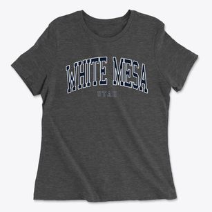 White Mesa Utah Traditional Women's Cotton T-Shirt