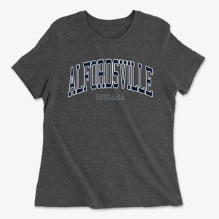 Alfordsville Indiana Traditional Women's Cotton T-Shirt