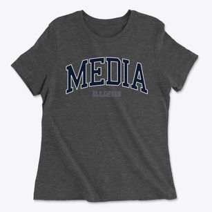 Media Illinois Traditional Women's Cotton T-Shirt