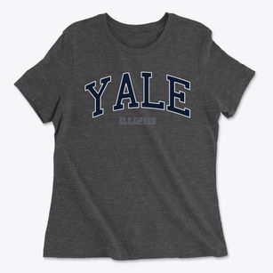 Yale Illinois Traditional Women's Cotton T-Shirt