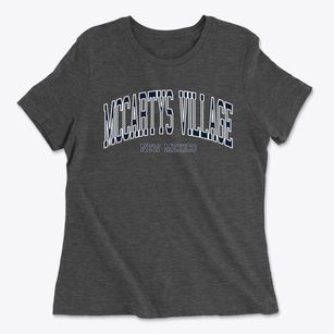Mccartys Village New Mexico Traditional Women's Cotton T-Shirt