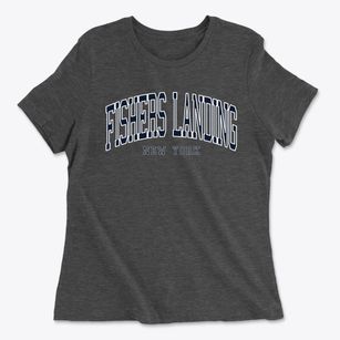Fishers Landing New York Traditional Women's Cotton T-Shirt