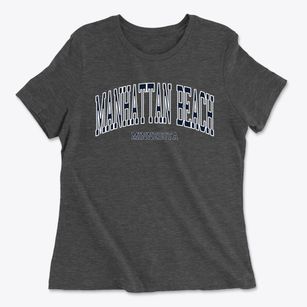Manhattan Beach Minnesota Traditional Women's Cotton T-Shirt