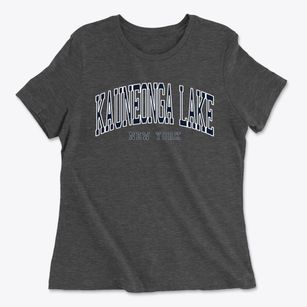 Kauneonga Lake New York Traditional Women's Cotton T-Shirt