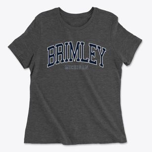 Brimley Michigan Traditional Women's Cotton T-Shirt