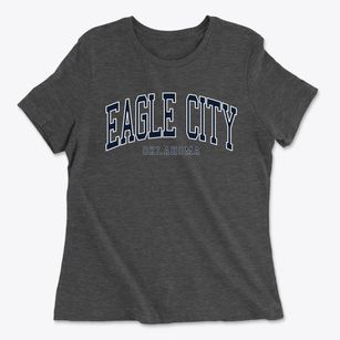 Eagle City Oklahoma Traditional Women's Cotton T-Shirt