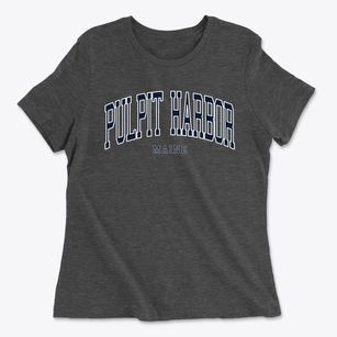 Pulpit Harbor Maine Traditional Women's Cotton T-Shirt