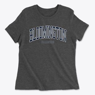 Bloomington Illinois Traditional Women's Cotton T-Shirt