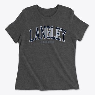 Langley Illinois Traditional Women's Cotton T-Shirt