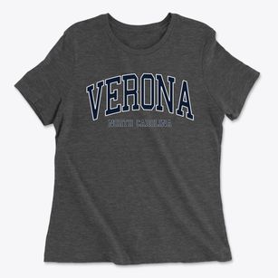 Verona North Carolina Traditional Women's Cotton T-Shirt