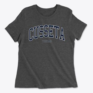 Cusseta Texas Traditional Women's Cotton T-Shirt
