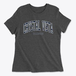 Crystal Vista Illinois Traditional Women's Cotton T-Shirt