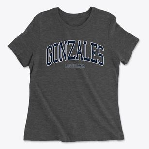 Gonzales Louisiana Traditional Women's Cotton T-Shirt