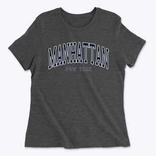 Manhattan New York Traditional Women's Cotton T-Shirt