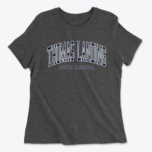 Thomas Landing North Carolina Traditional Women's Cotton T-Shirt