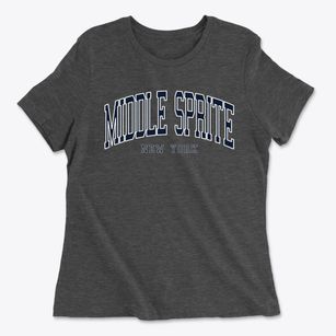 Middle Sprite New York Traditional Women's Cotton T-Shirt