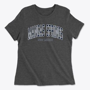 Mangas Springs New Mexico Traditional Women's Cotton T-Shirt
