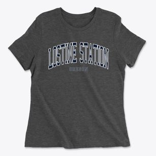 Lostine Station Oregon Traditional Women's Cotton T-Shirt